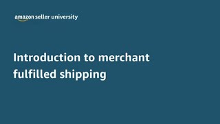 Amazon Merchant Fulfilled Orders FBM  Introduction on How to Ship Products on Your Own [upl. by Anal]