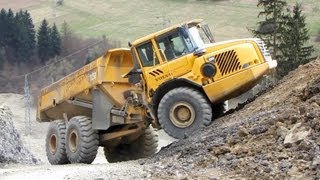 VOLVO A25D  dump truck in a quarry part I [upl. by Hawthorn]