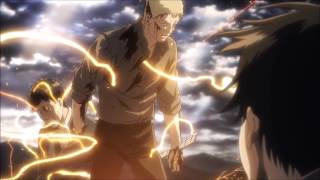 Reiner and Bertholdts Transformation Theme HD OFFICIAL  Attack on Titan S2 [upl. by Ldnek]