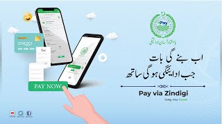 Online Payment of ePay Punjab services using Zindigi Account [upl. by Pernick]