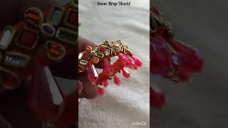 Day 3550  Days  Challenge Silkthreadbanglessilkthreadjewellery diy banglesfordays handmade [upl. by Eradis344]