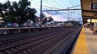 Amtrak Keystone 656 amp NJ Transit Train 3965 at Princeton Junction [upl. by Hui598]