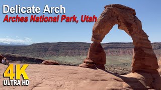 Hike the trail to Delicate Arch in Arches National Park Utah [upl. by Airdnaxela972]