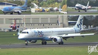 Doncaster Sheffield Airport Spotting  23rd October 2017 [upl. by Sherlocke]