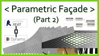 Parametric facade design in Revit for complete beginners Dynamo  PART 2 [upl. by Tohcnarf]