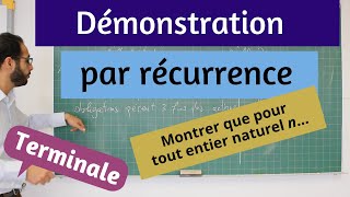 Démonstration par récurrence  Terminale Spé maths [upl. by Flore]