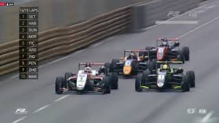 2017 F3 Macau GP  Crazy last laps [upl. by Cas692]