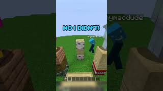 Minecraft crazy telepathy shorts minecraft minecraftshorts [upl. by Asirb]