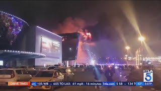 Over 100 killed in deadly attack on Moscow concert hall [upl. by Aihceyt]