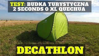 Test Budka turystyczna 2 seconds 0 XL QUECHUA  DECATHLON [upl. by Haiacim716]