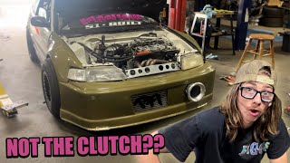 CRX Transmission Out We Thought the Clutch Was Toast But… [upl. by Nunciata]