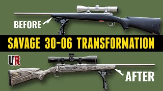 Boyds Heritage Stock  Athlon Ares Scope Upgrade BUDGET Savage 3006 rifle [upl. by Enaile]