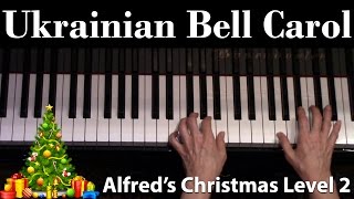 Ukrainian Bell Carol Leontovich Elementary Piano Solo [upl. by Benco455]