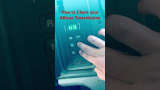 How to check Allison Transmission Cumminsfreightliner [upl. by Asilla]