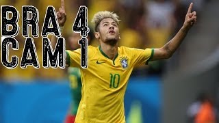 Neymar World Cup Leading Scorer Brazil Cruises Past Cameroon Brazil vs Cameroon Recap [upl. by Nonad]