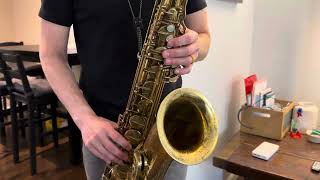 216xxx Selmer Mark VI Tenor Saxophone Demo wwwdcsaxcom [upl. by Thornie]