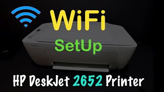 HP DeskJet 2652 WiFi SetUp [upl. by Novoj315]