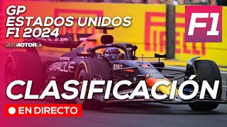 F1 DIRECTO Clasificación  GP Estados Unidos F1 2024  SoyMotorcom [upl. by Ahsyle]