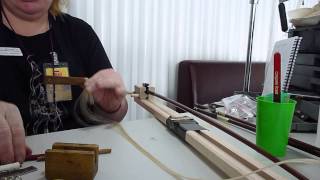 Rehairing a violin bow [upl. by Eneroc103]