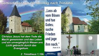 Gottesdienst zum 16 Sonntag nach Trinitatis [upl. by Adyam880]