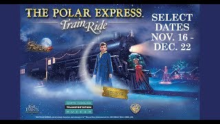 THE POLAR EXPRESS™ Train Ride  NC Transportation Museum [upl. by Atram]