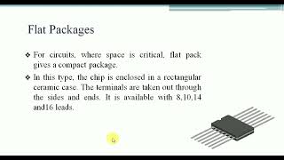 IC Packages  Temperature ranges of ICs  Manufactures Designation of ICs  uLearn EduOnline [upl. by Moynahan]