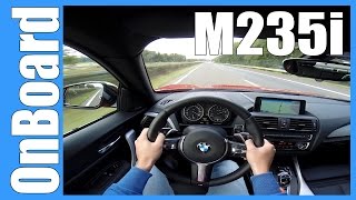 POV BMW M235i TOP SPEED amp ACCELERATION on AUTOBAHN Drive Test Sound [upl. by Lipscomb]