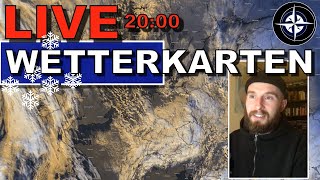 LIVESTREAM  Wetterkarten am Abend [upl. by Divadnhoj644]