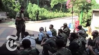 Life With Syrias Rebels The Lions of Tawhid  The New York Times [upl. by Soilisav922]