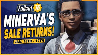 Fallout 76 Minerva Sale Location  January 15th  17th [upl. by Alguire]