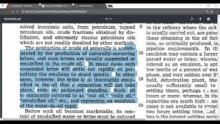 Petroleum Downstream Crash Course 11  Real Life Designs Desalter Patent by CM Blair Jr [upl. by Shem]