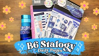 B6 Stalogy Notebook Planner  Decorate with Me  Plan with Me  Happy Planner Stickers  Birthday [upl. by Nallac]