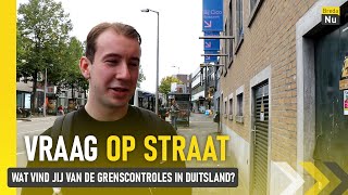 Wat vind jij van de grenscontroles in Duitsland  Vraag op Straat [upl. by Ernestine94]