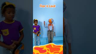 Kid Blippis ULIMATE 🔥 Floor is Lava RESCUE CHALLENGE blippi shorts [upl. by Winshell]