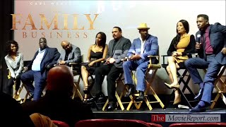 THE FAMILY BUSINESS QampA with Carl Weber Ernie Hudson Darrin Henson cast amp crew  January 7 2019 [upl. by Jandy]