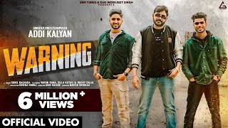 WARNING Official Video  Addi Kalyan  Haryanvi Songs Haryanavi 2024 [upl. by Valenka49]