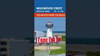 vacationrental  Cape Cod Inn  Wildwood Crest  SSR Rental ID 10520 [upl. by Wolfie]