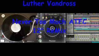 Luther Vandross  Never Too Much Remix [upl. by Dnalyram442]