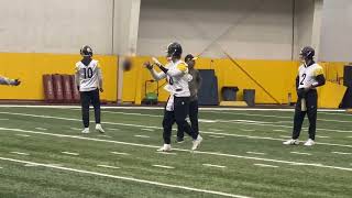 Steelers QB Kenny Pickett Back at Practice after Injury  Sights and Sounds [upl. by Brooke]