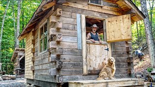 Building an Off Grid Timber Framed Handtool Workshop  Cedar shingle siding Dutch door Front porch [upl. by Atla]