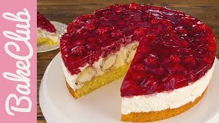 WindbeutelTorte mit Himbeeren  BakeClub [upl. by Adli]