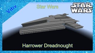 Star Wars HarrowerClass Dreadnought in Minecraft  Tutorial [upl. by Eisenhart]