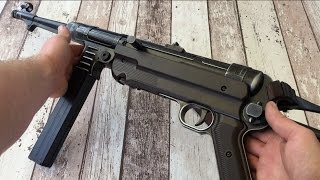 Umarex Legends MP German MP40 Legacy Review  Test Co2 45mm BB  IWA 2017 Neuheit [upl. by Yecad]