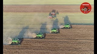 2018 Canola Harvest near Oak Bluff Manitoba Canada [upl. by Kingston614]