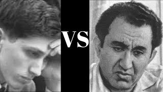 Bobby Fischer faces Tigran Petrosian quotIron Tigerquot in the French defence in the World candidates 1962 [upl. by Rrats]