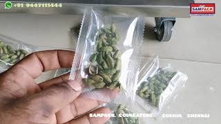 Spices sachet packing machine Cardamon amp pepper Packing machine 2 to 100gms small machine low price [upl. by Namsu535]