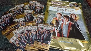 NOWOŚĆ OD PANINI MEGA ZESTAW STARTOWY HARRY POTTER UNBOXING  24 SASZETKI [upl. by Peckham101]