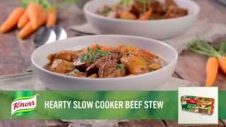 Hearty Slow Cooker Beef Stew  Knorr® Chef Chris [upl. by Attevroc339]