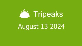 Microsoft Solitaire Collection  Tripeaks  August 13 2024 [upl. by Nolrac]