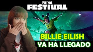 BILLIE EILISH ya ha llegado a FORTNITE  Fortnite festival T3 [upl. by Christiano]